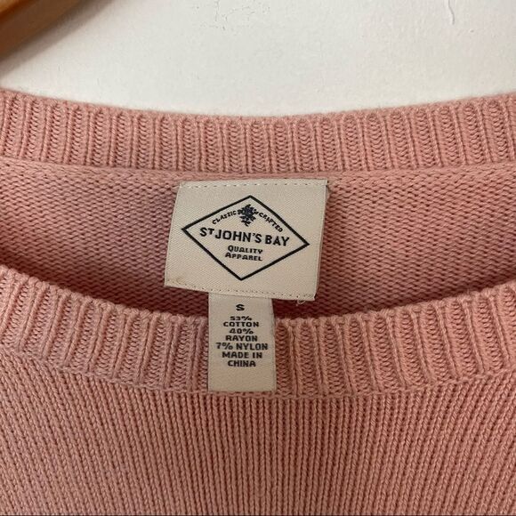 St. John Bay pearl beaded detail pullover sweater - Picture 6 of 6